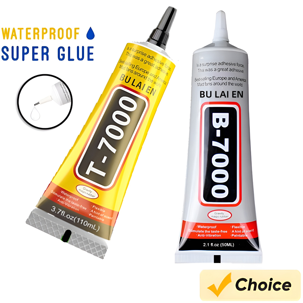 Contact Cement Glue - 15ML 50ML 110ML B-7000 Clear Contact