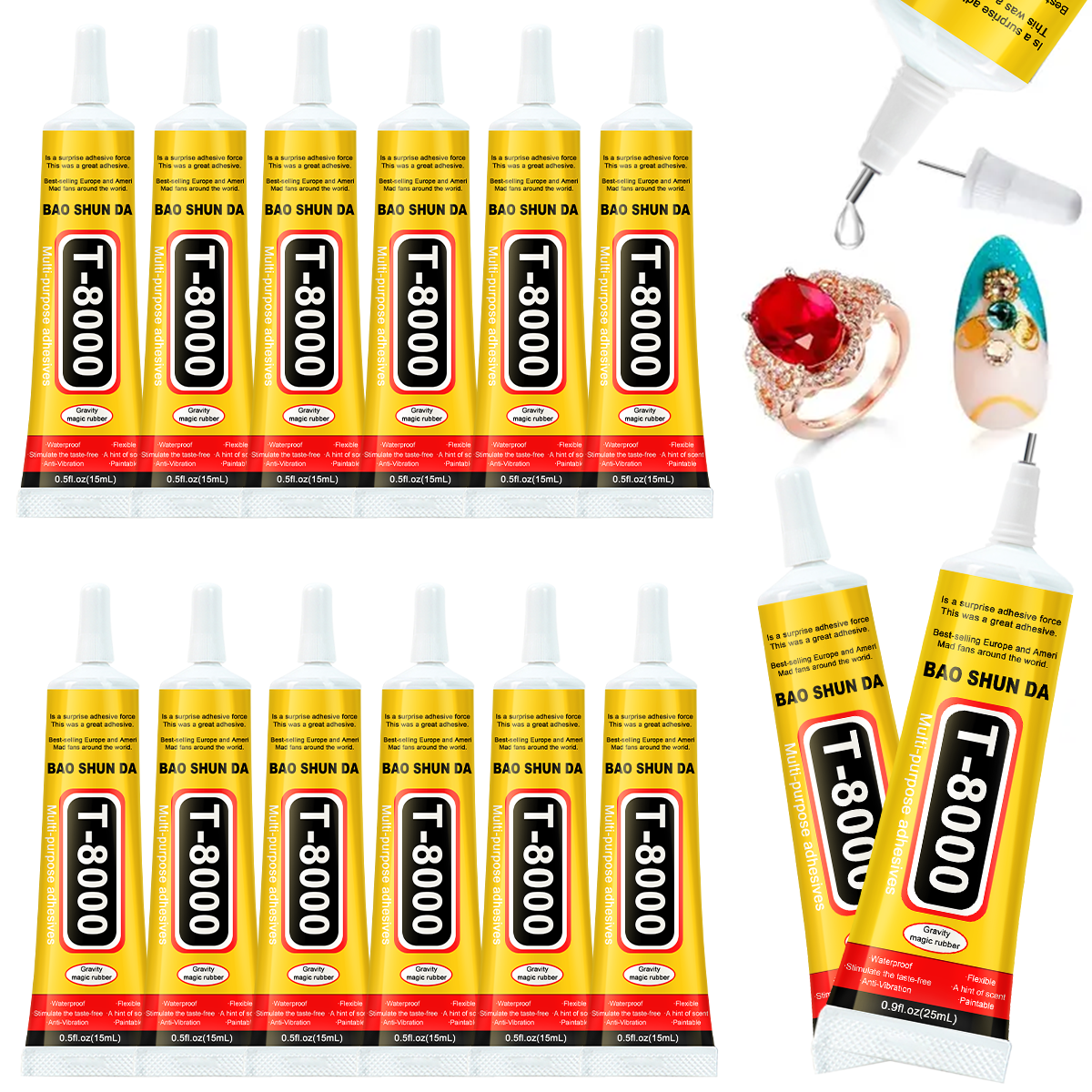 Contact Cement Glue - T8000 Transparent Glue Phone Repair Craft