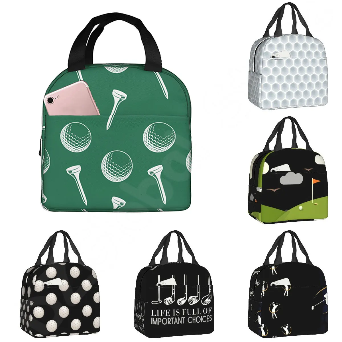 Thermoplastic Pellet - Ball Golf Insulated Lunch Bags for