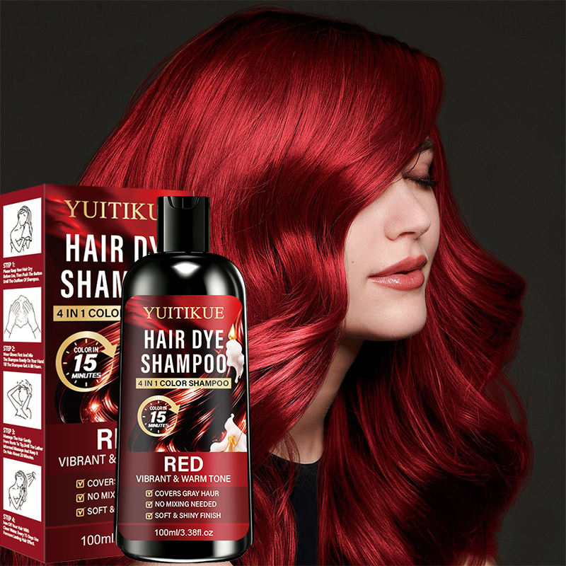Hair Spray Color - No Mix Red Hair Coloring Shampoo