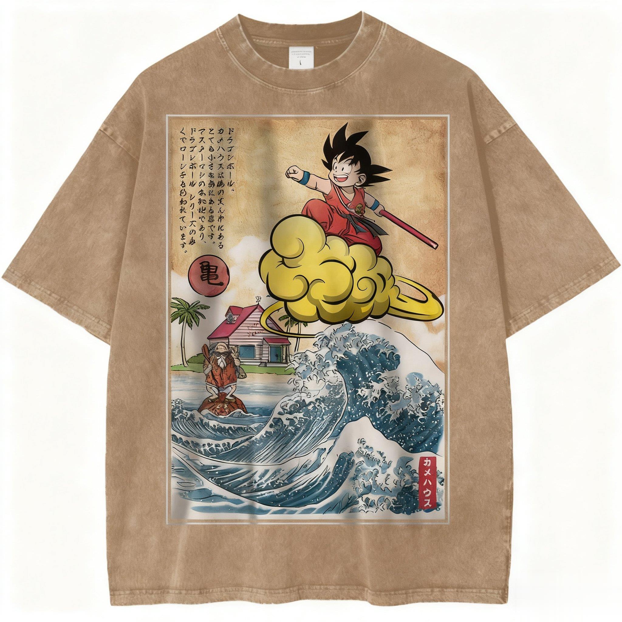 Pokeball Cosplay Prop - Dragon Ball Vintage Wash Graphic T