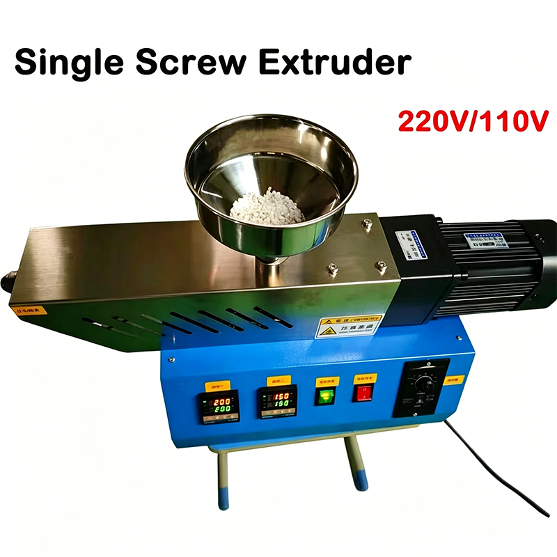 Thermoplastic Pellet - Mini Single Screw Plastic Extrusion Machine,