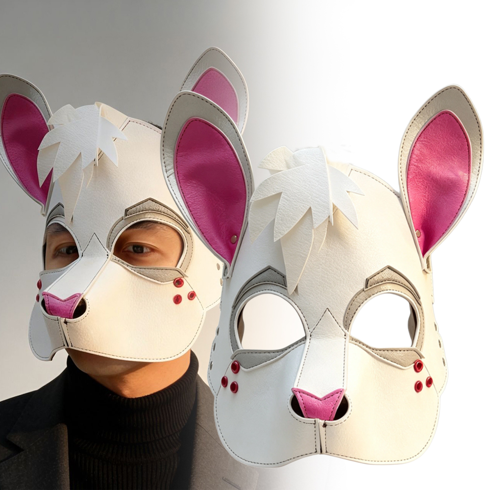 Cosplay Prop Patterns - Punk Rabbit Mask White Bunny Pattern