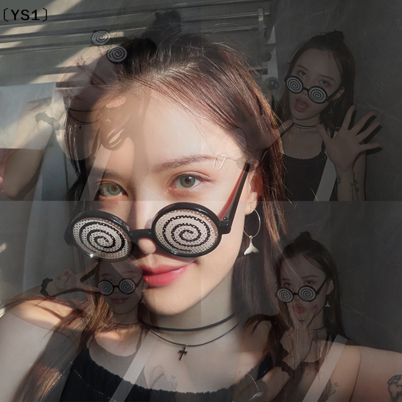Cosplay Prop Patterns - 〔YS1〕New Cosplay Glasses Vertigo Pattern Funny