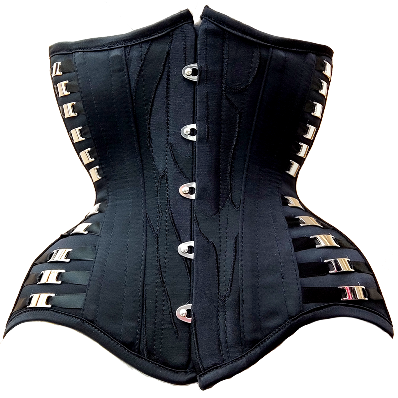 Boning Corset Steel - Annzley New Black Thin Square Metal
