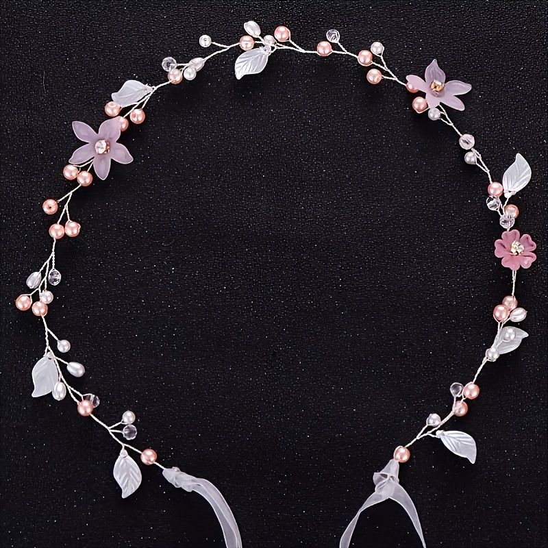 Aerith Cosplay Prop - Crystal Leaf Hair Vine Band Headband