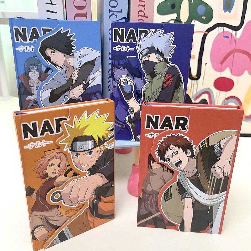 Cosplay Prop Book - Anime Naruto Color Page Book: Magnetic-Closure