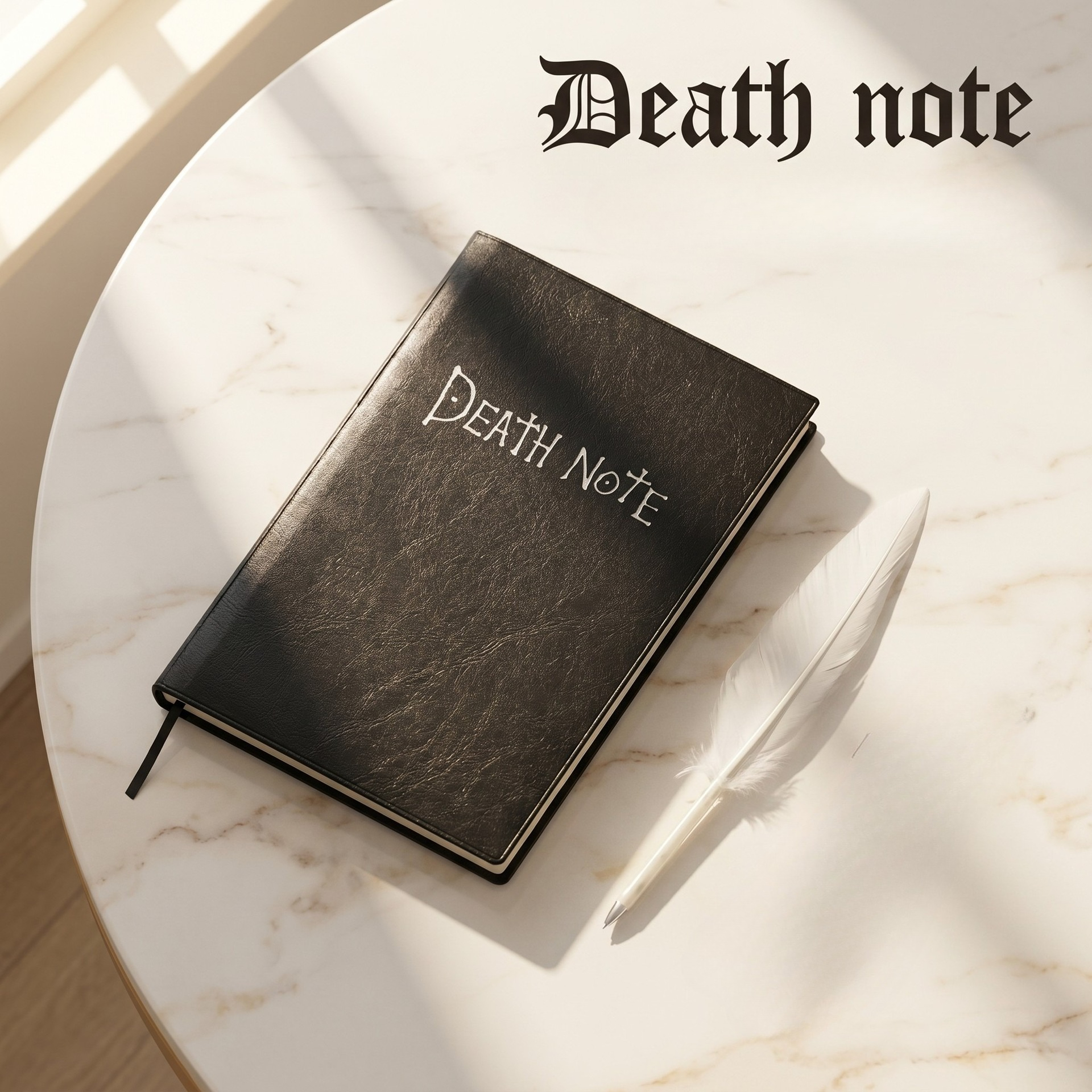 Cosplay Prop Book - Anime Death Note Notebook Leather Diary
