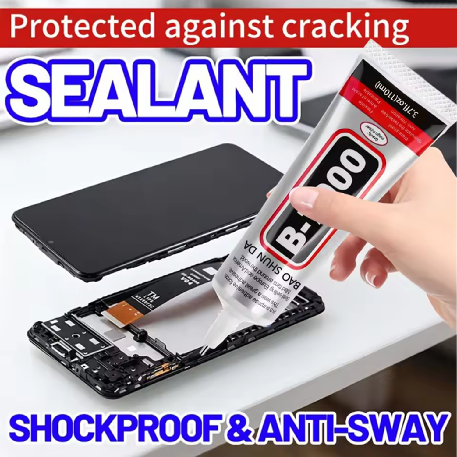 Contact Cement Glue - B-7000 Clear Contact Phone Repair Adhesive