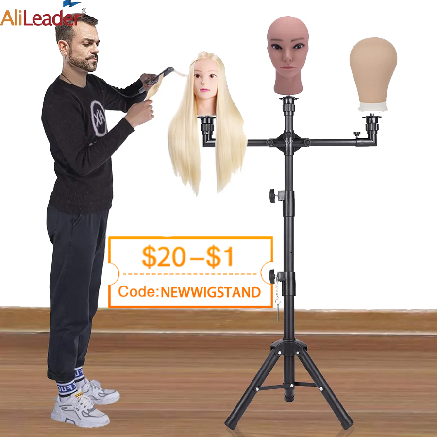 Aerith Cosplay Prop - New Wig Stand With Three Holders