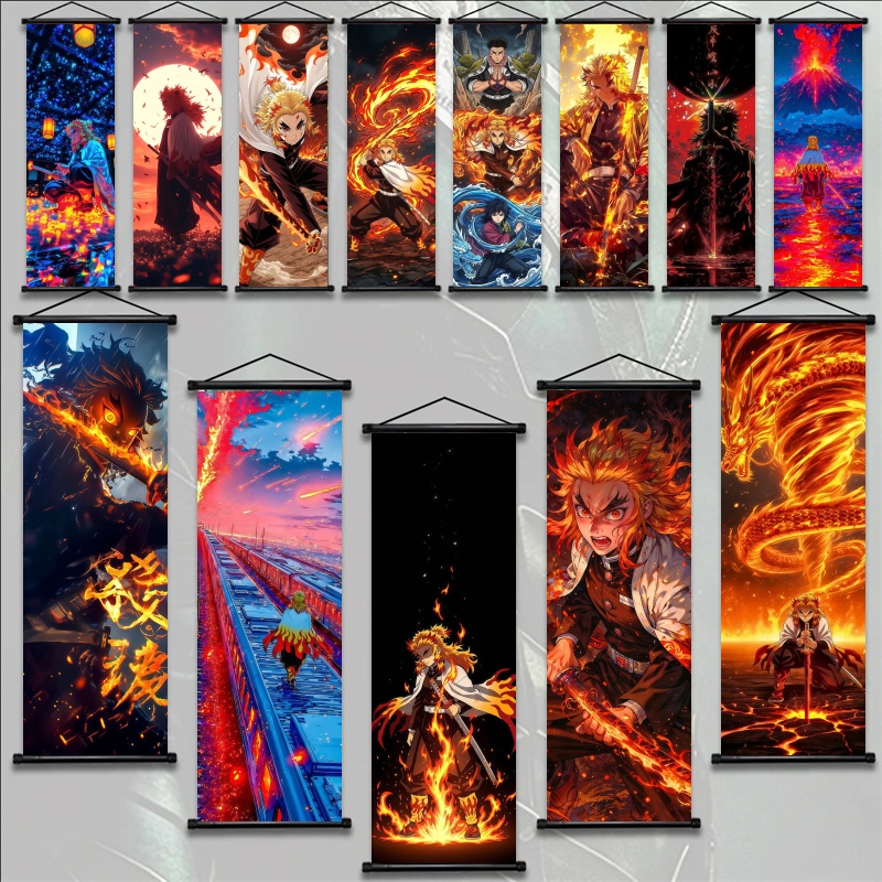 Anime Cosplay Prop - Demon Slayer Kyojuro Rengoku HD Print