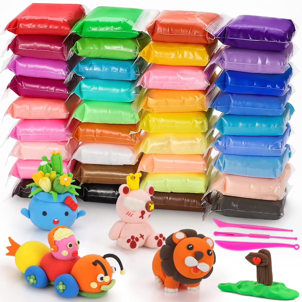 Foam Clay Sculpt - Air Dry Modeling Clay Kit Soft