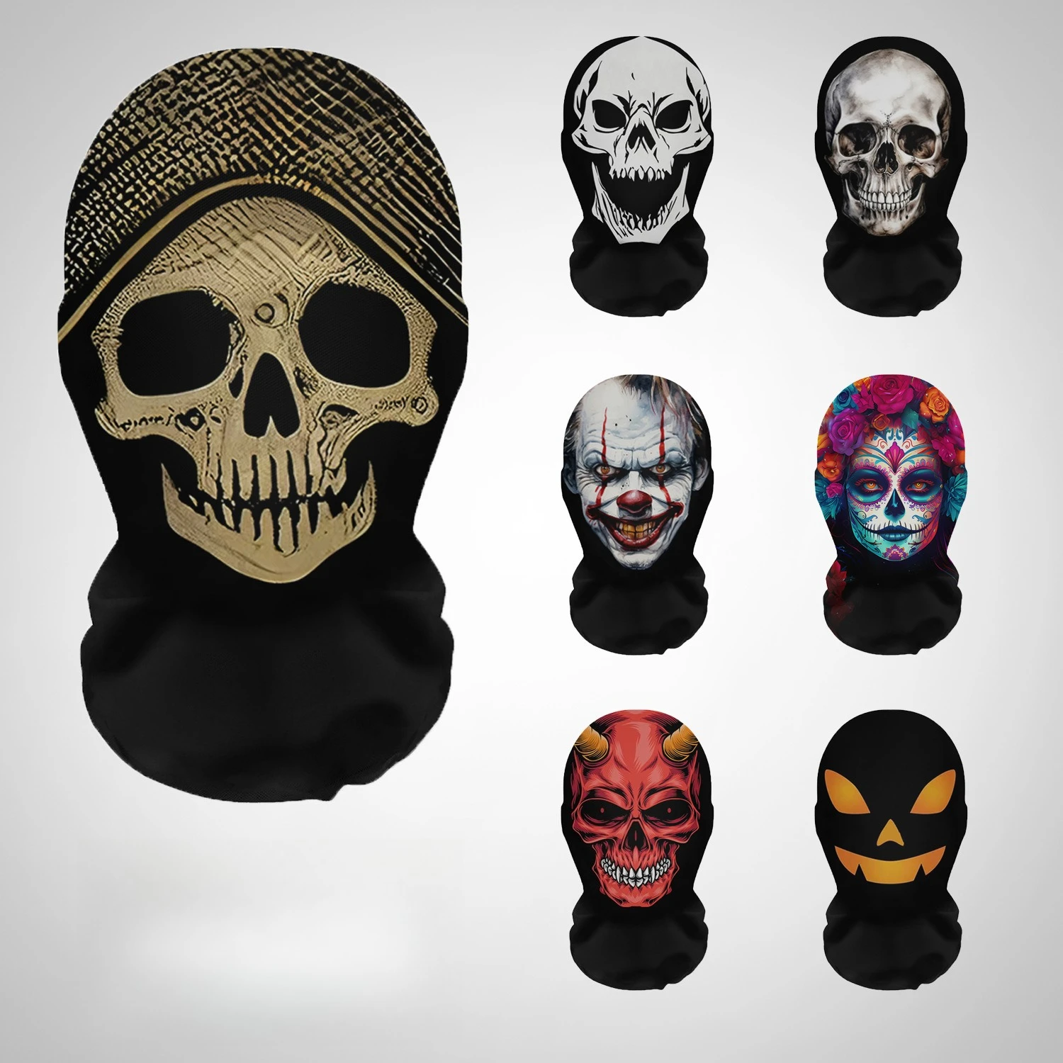 Cosplay Prop Patterns - Halloween Terror Masks 3D Printing Skull