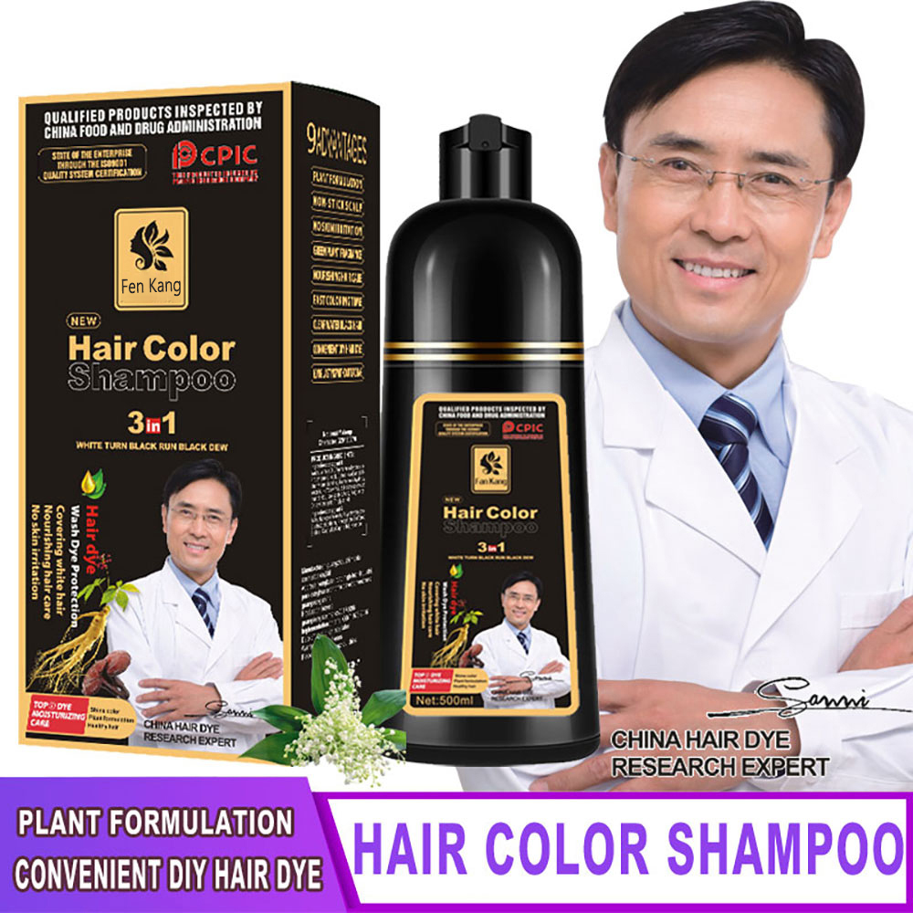 Hair Spray Color - 3 In 1 Instant Coloring Shampoo
