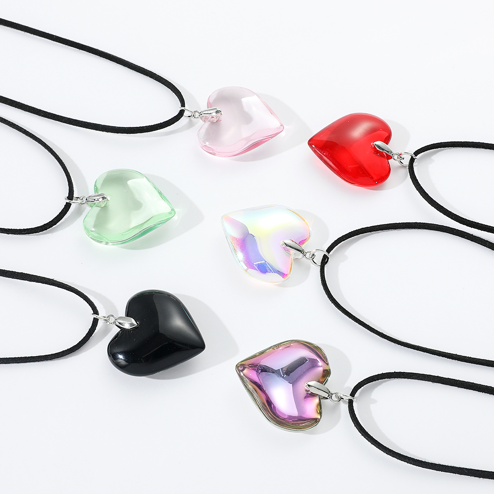 Cosplay Prop Bow - Double Layered Simple Bow Crystal Heart-Shaped