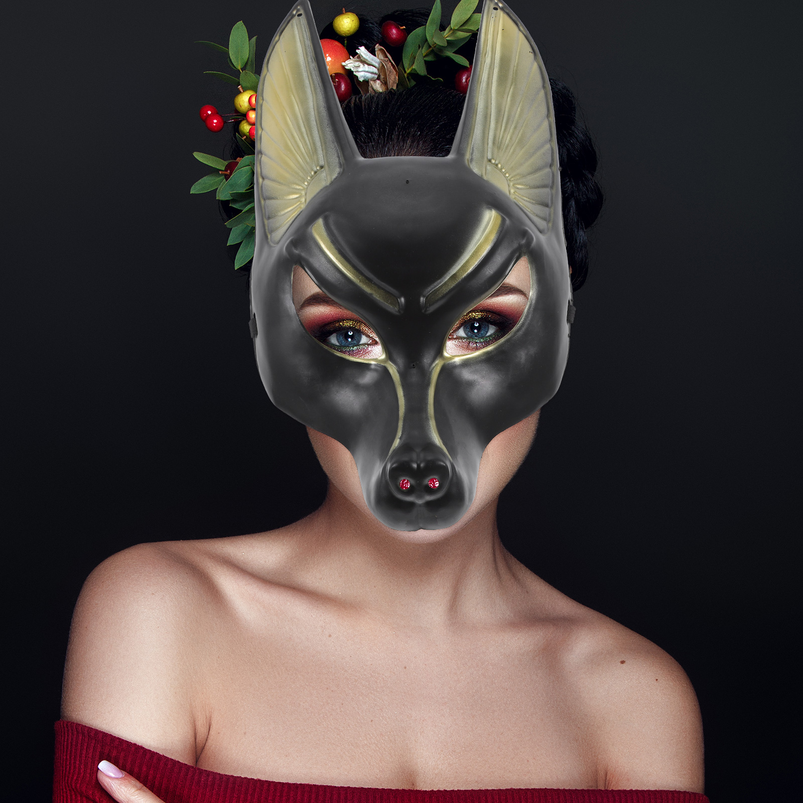 Halloween Mask Anubis Design C - Cosplay Prop Designer 评论和价格