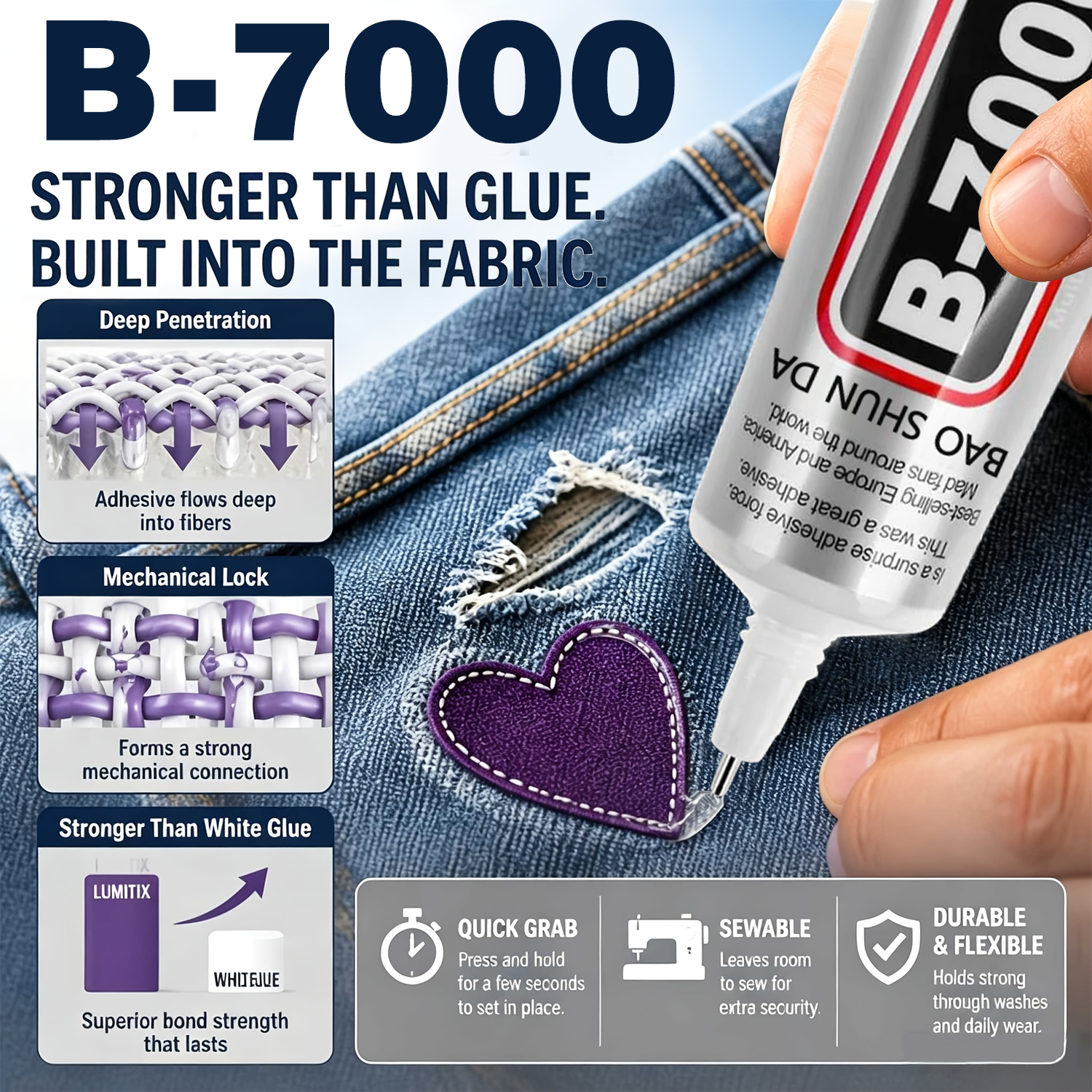 B-7000 Fabric Glue Permanent a - Contact Cement Glue 评论和价格