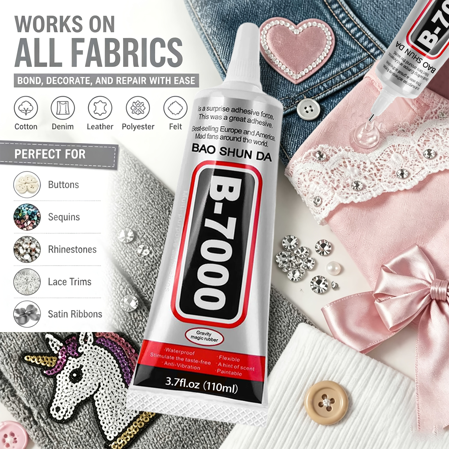 B-7000 Fabric Glue Permanent a - Contact Cement Glue 评论和价格
