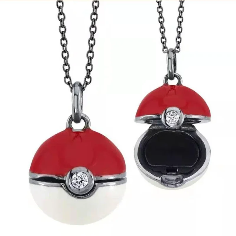Poke Ball Necklace Pokemon Fig - Pokeball Cosplay Prop 评论和价格