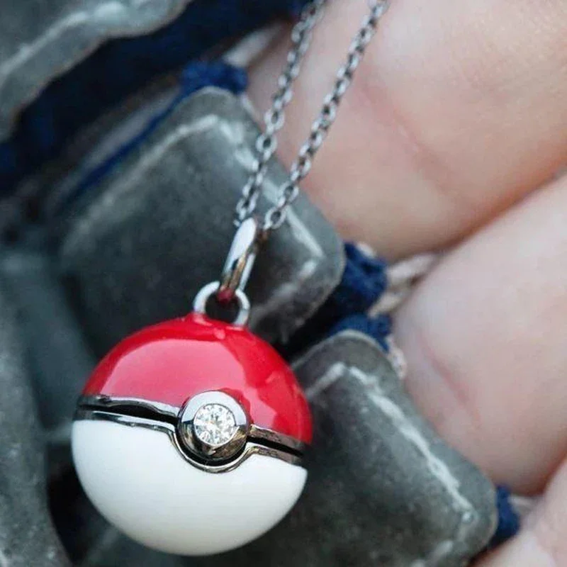 Poke Ball Necklace Pokemon Fig - Pokeball Cosplay Prop 评论和价格