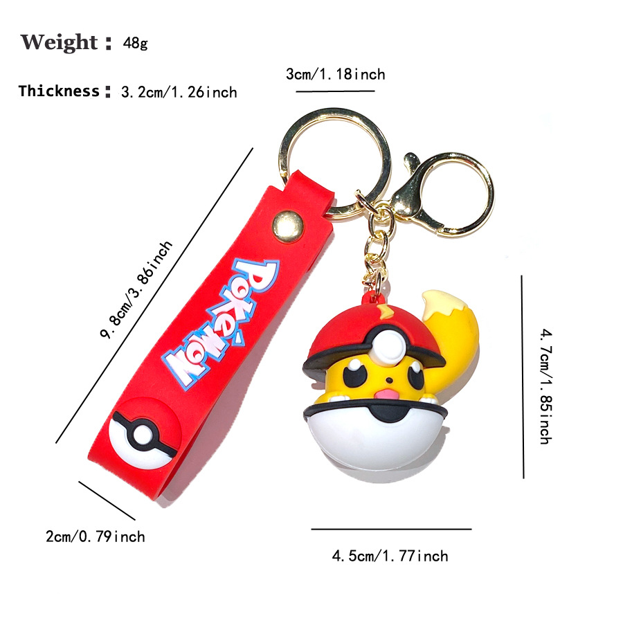 Pikachu Poké Ball Keychain for - Pokeball Cosplay Prop 评论和价格