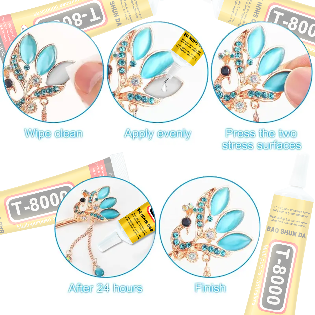 T8000 Transparent Glue Phone R - Contact Cement Glue 评论和价格