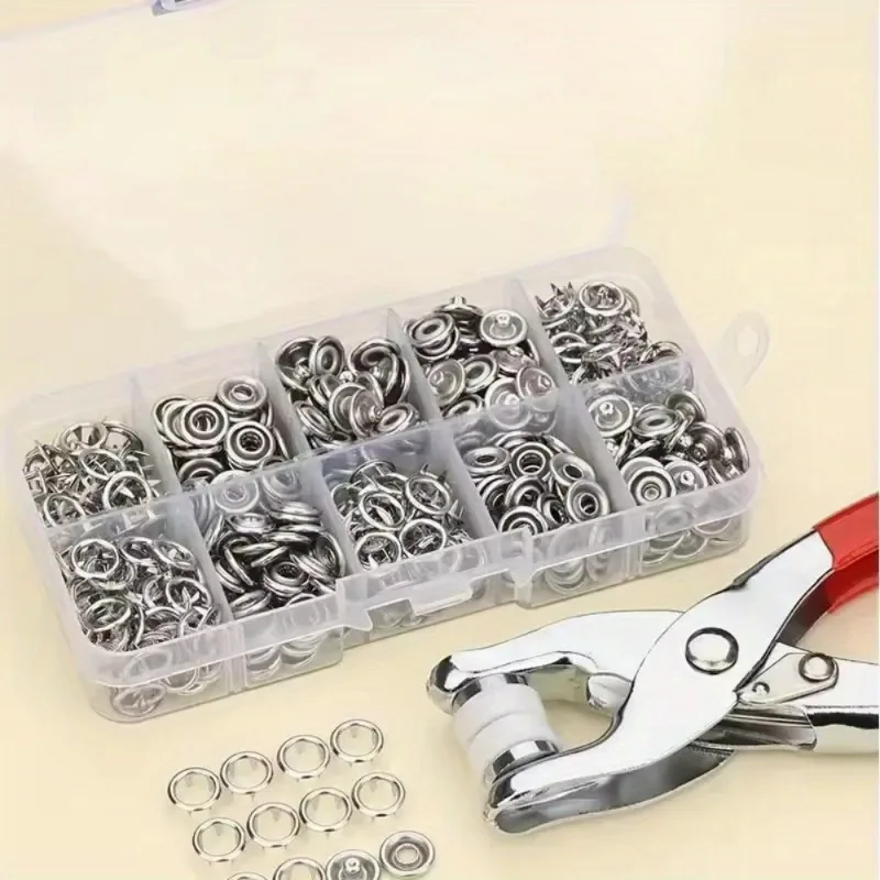 1 Set Eyelet Setter Puncher Ki - Snap Plier Setter 评论和价格