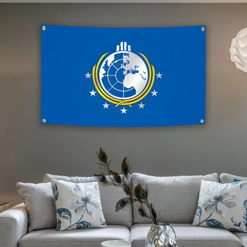 Super Earth Flag Helldivers 3x - Fallout Cosplay Prop 评论和价格