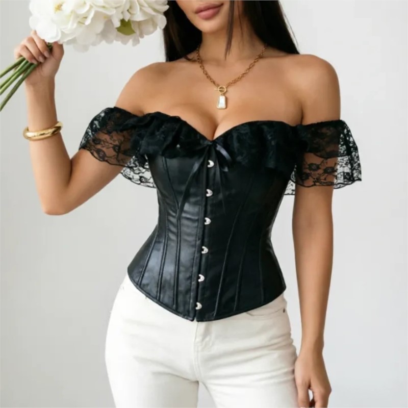 Women Steampunk Corset Top Got - Boning Corset Steel 评论和价格