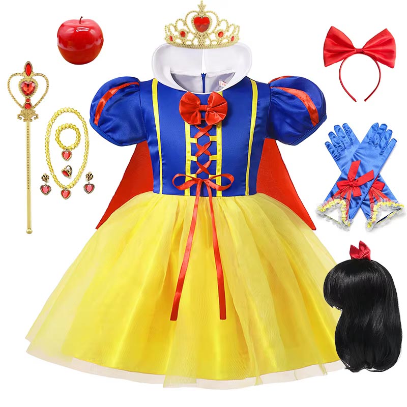 Snow White Princess Dress Kids - Cosplay Prop Bow 评论和价格