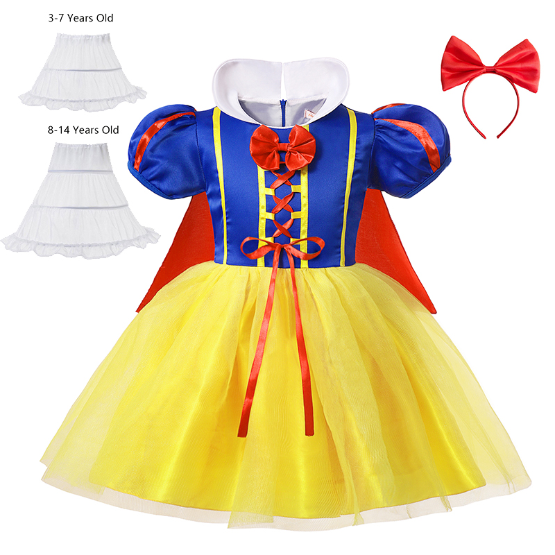 Snow White Princess Dress Kids - Cosplay Prop Bow 评论和价格