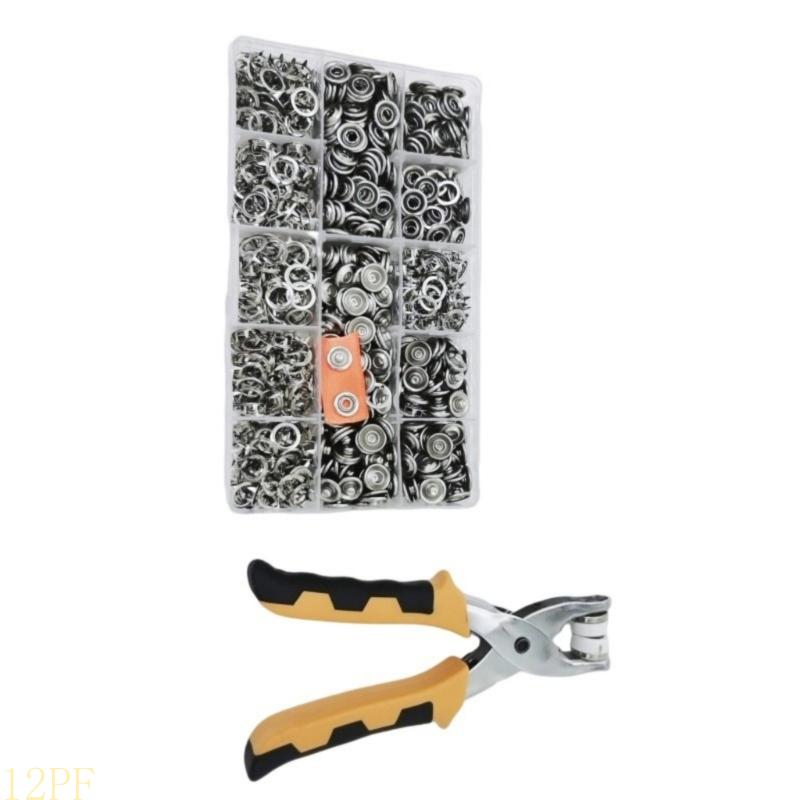 12PF 200set Metal With Fastene - Snap Plier Setter 评论和价格