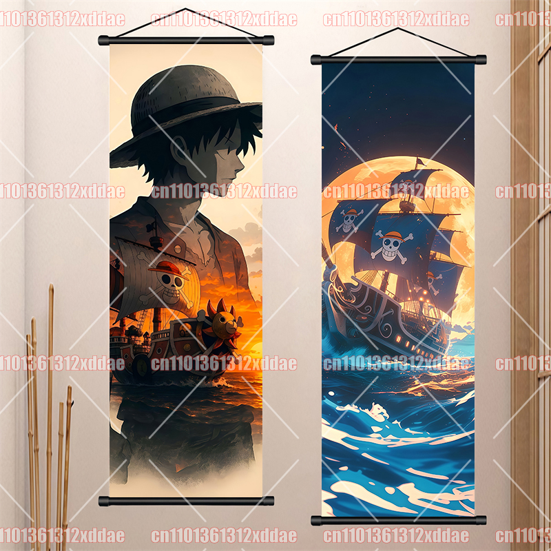 Anime One Piece Scroll Paintin - Anime Cosplay Prop 评论和价格