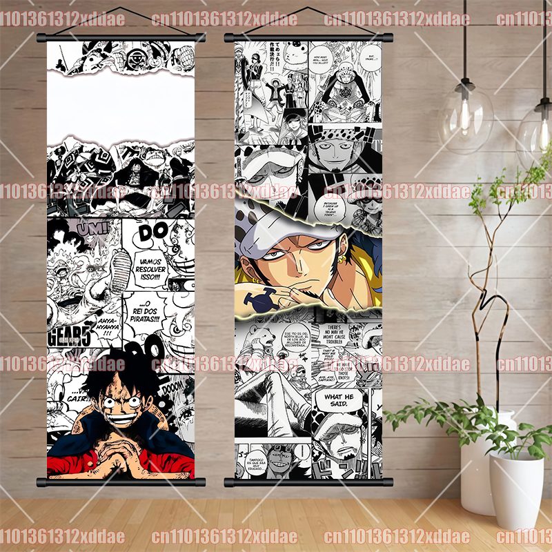 Anime One Piece Scroll Paintin - Anime Cosplay Prop 评论和价格