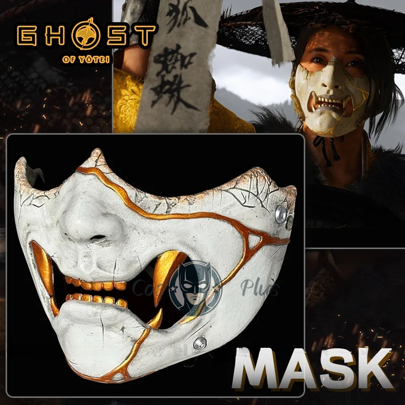 Game Ghost of Yotei Atsu Mask  - Prop De Cosplay 评论和价格