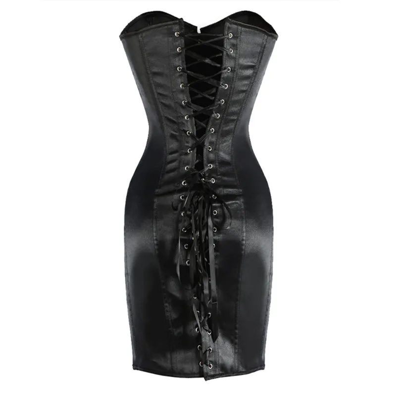 Punk Women Sexy Corset Dress W - Boning Corset Steel 评论和价格
