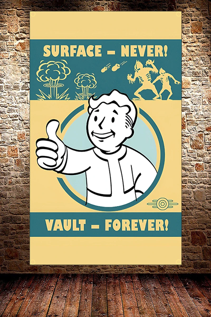 FLAGDOM 90X150CM 3X5Ft GAME Po - Fallout Cosplay Prop 评论和价格