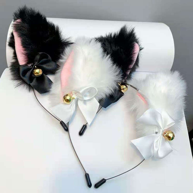 Sexy Cat Ears Headband for Wom - Cosplay Prop Bow 评论和价格