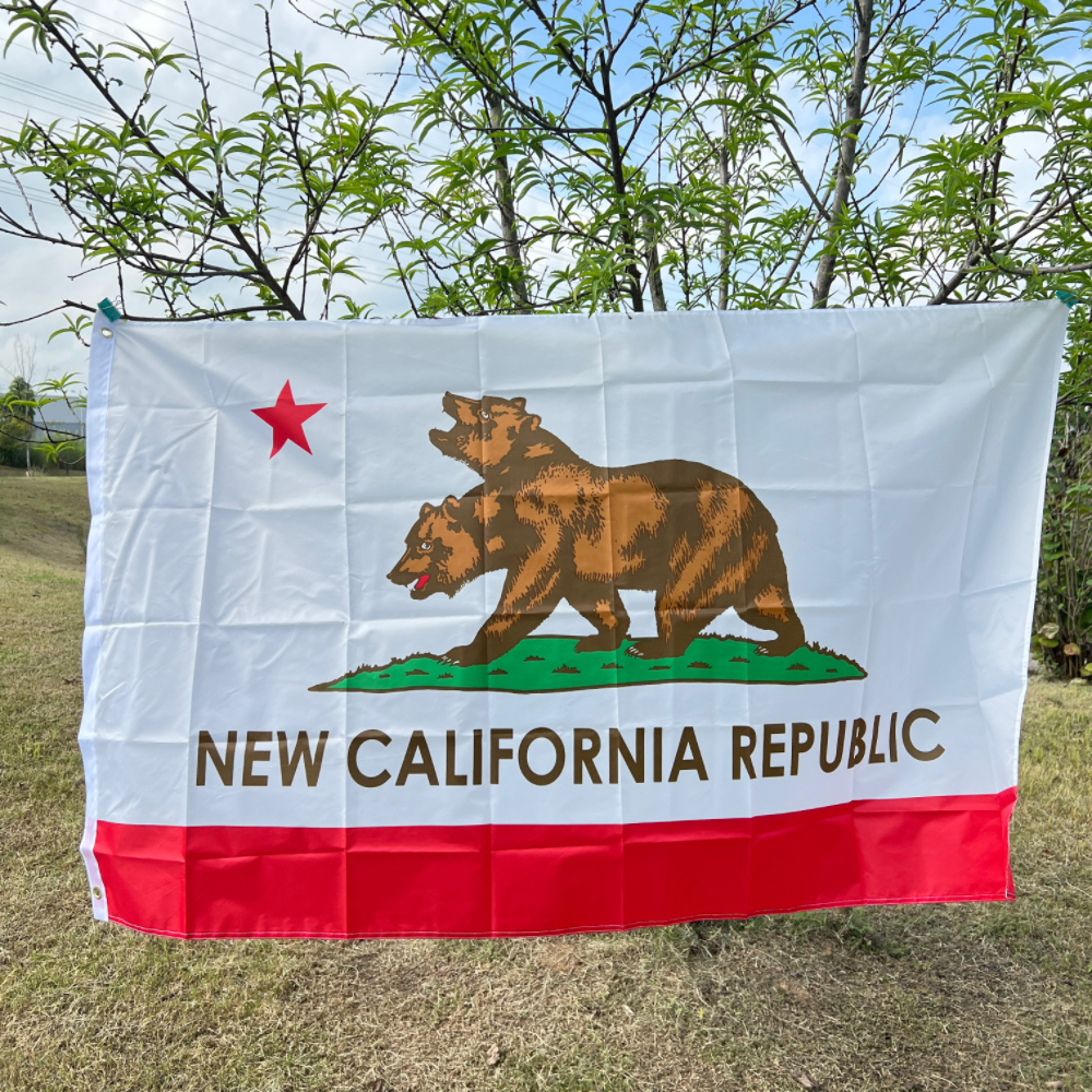 Califonia flag 90x150cm New Ca - Fallout Cosplay Prop 评论和价格