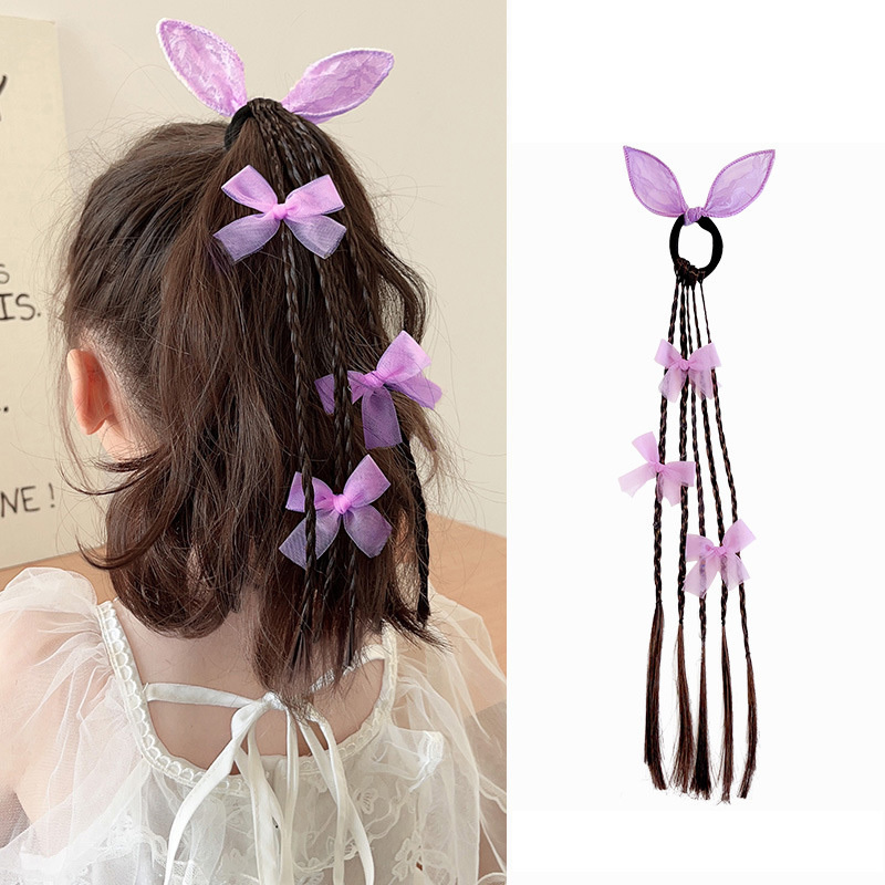 1PC Girls Bow Rabbit Ears Wigs - Cosplay Prop Bow 评论和价格