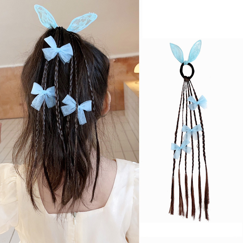 1PC Girls Bow Rabbit Ears Wigs - Cosplay Prop Bow 评论和价格