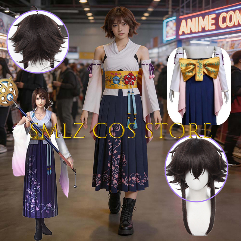 Smlz FFX Yuna Cosplay Anime FF - Prop De Cosplay 评论和价格