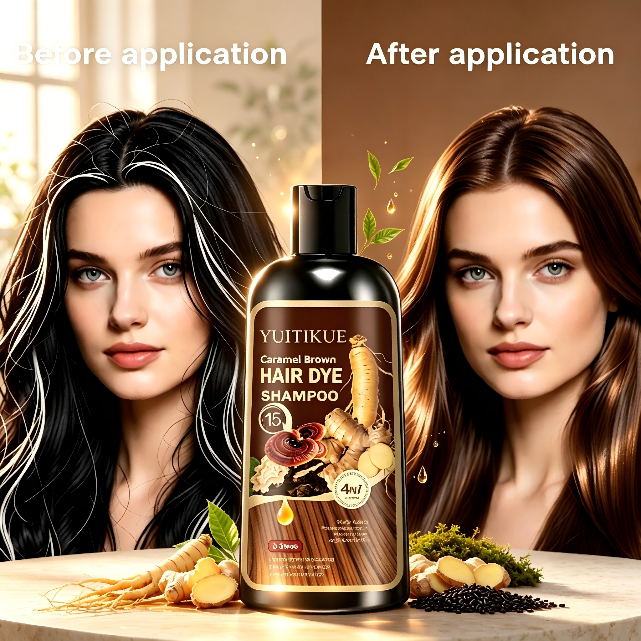 YUITIKUE Caramel Brown Hair Dy - Hair Spray Color 评论和价格