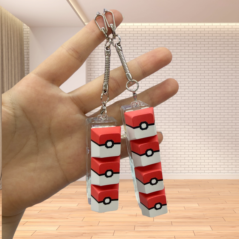Pokeball Light Up Keyboard Key - Pokeball Cosplay Prop 评论和价格