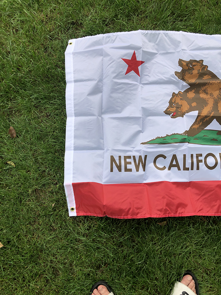 SKY FLAG New California Flag 9 - Fallout Cosplay Prop 评论和价格