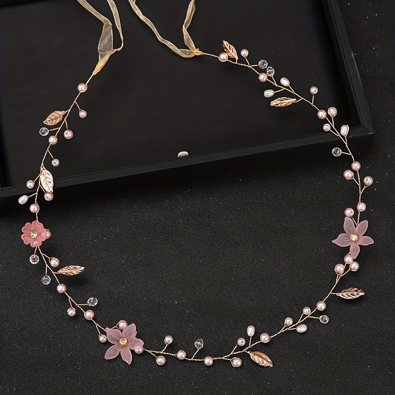 Crystal Leaf Hair Vine Band He - Aerith Cosplay Prop 评论和价格