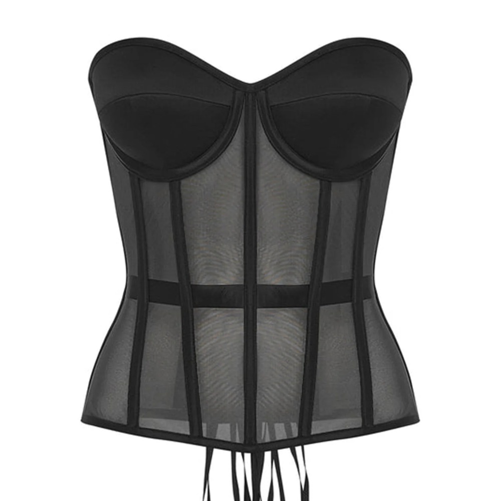 Women Corset Bustier Tops Sexy - Boning Corset Steel 评论和价格