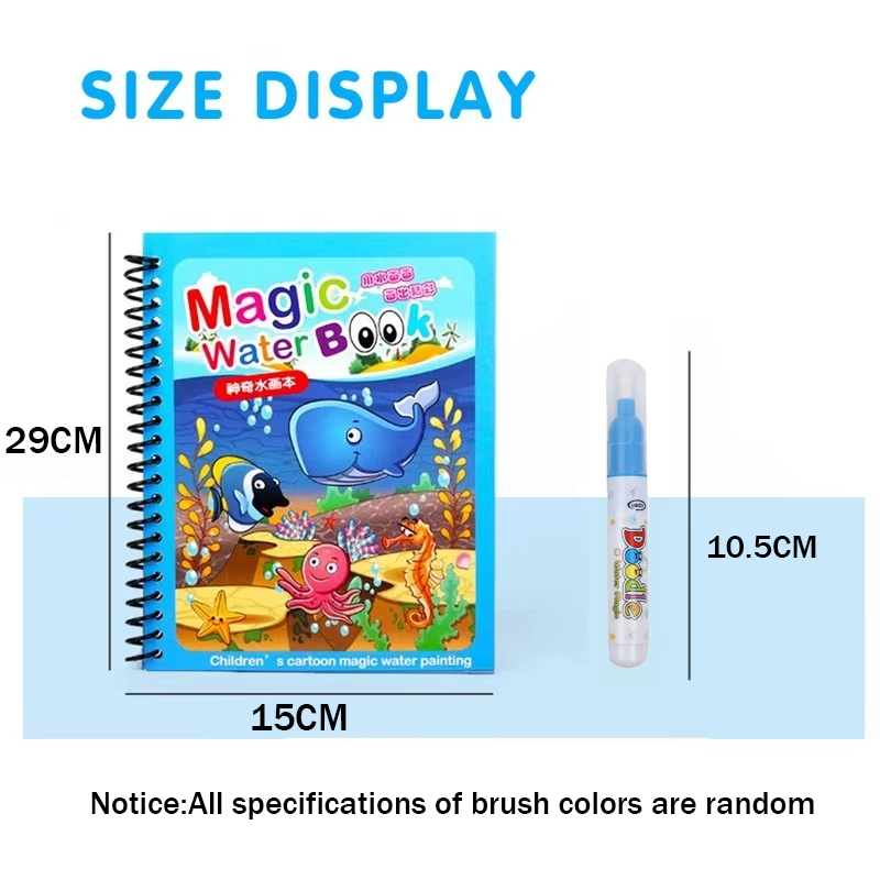 1pc Reusable Water Drawing Boo - Cosplay Prop Book 评论和价格