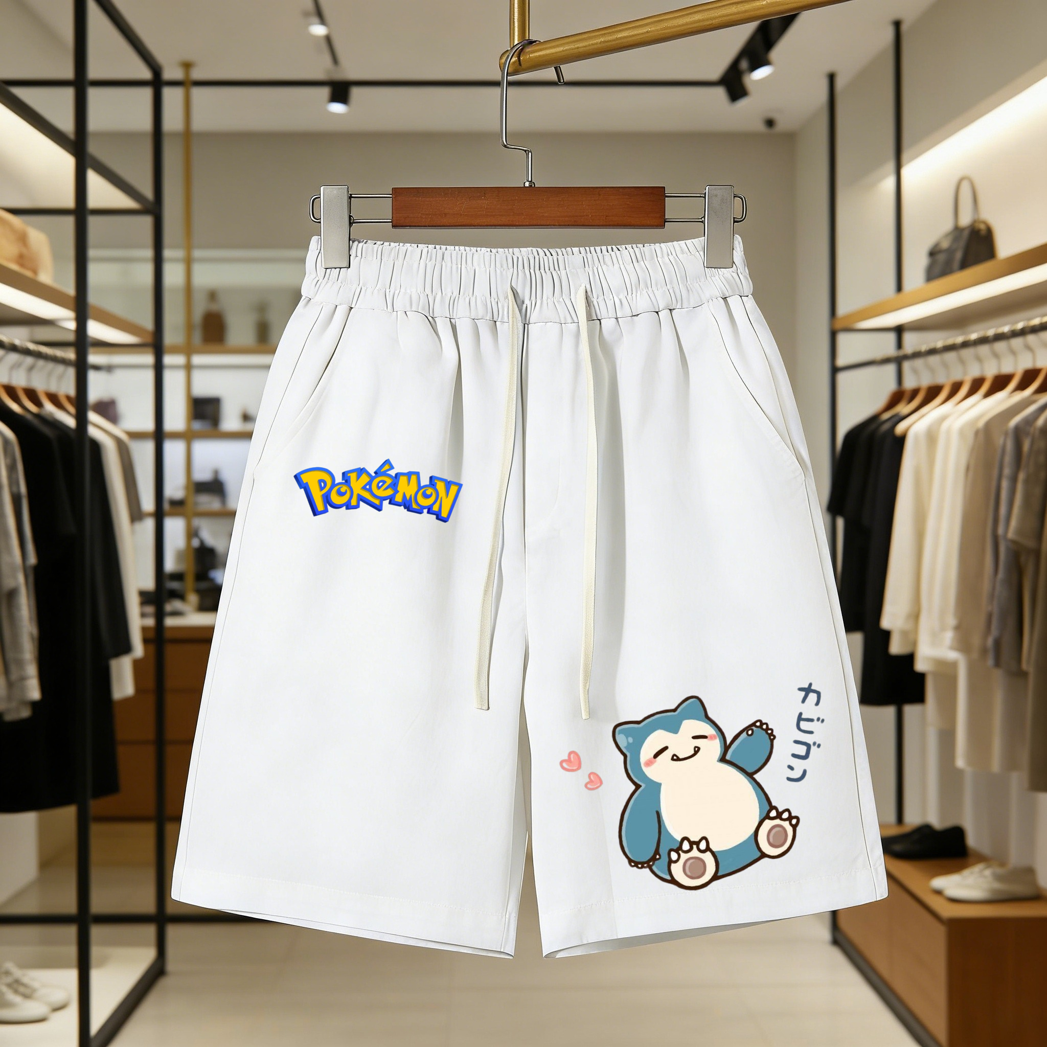Pokemon Snorlax Fashion Shorts - Pokeball Cosplay Prop 评论和价格