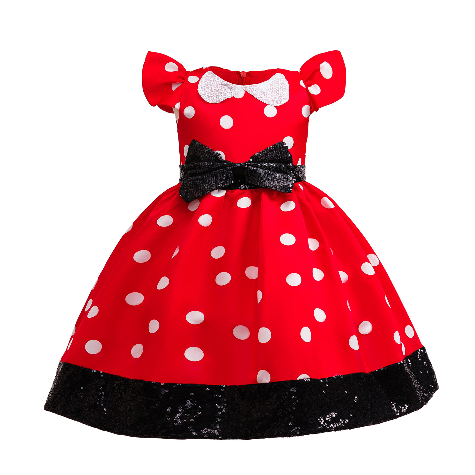 Cute Little Girls Red White Po - Cosplay Prop Bow 评论和价格